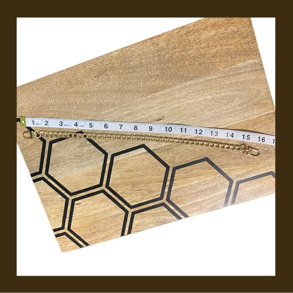 15.5” Link chain. Replacement chain for wristlet or small purse.  Add to wallet! - Picture 2 of 4